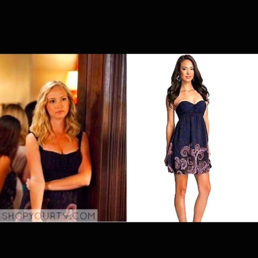 Aso Caroline Forbes Strapless Guess Dress